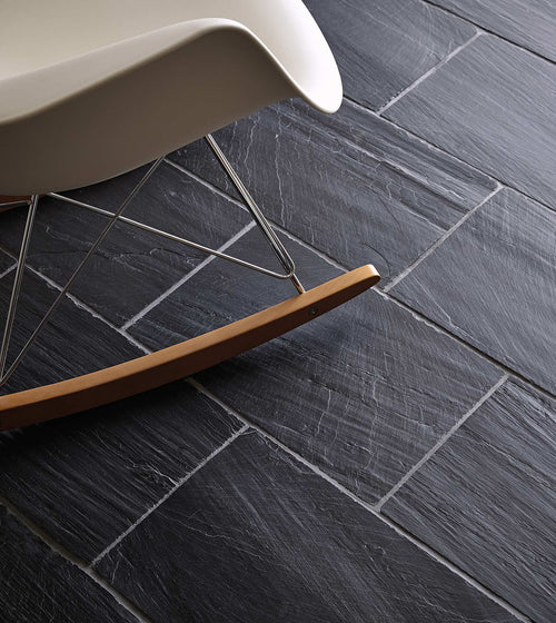 Spanish Black 25 x 40 Chipped Edge, Riven Kitchen Tiles