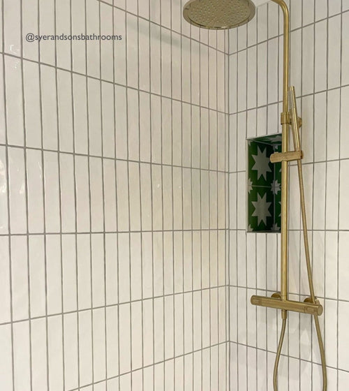 Onda Arctic Splashback Wall Tiles