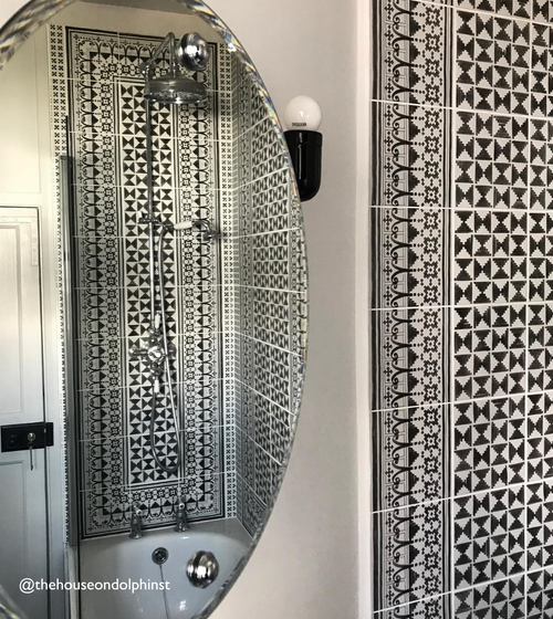 Casino Baccarat Patterned Tile Wall Tiles