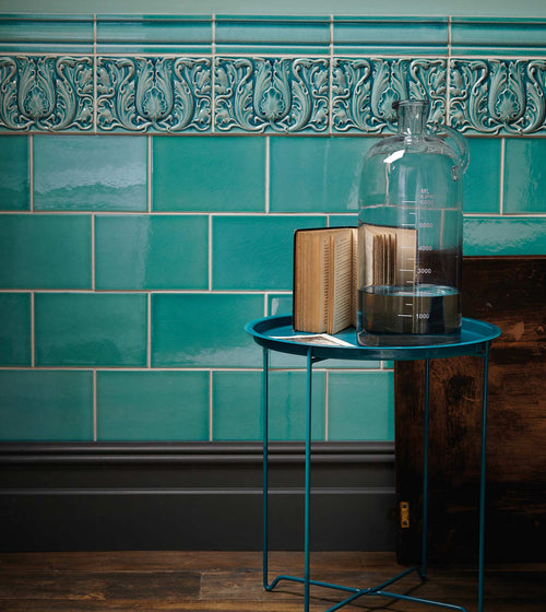 Edwardian Acanthus Highgate Cream Wall Tiles Edwardian Acanthus Highgate Cream Wall Tiles