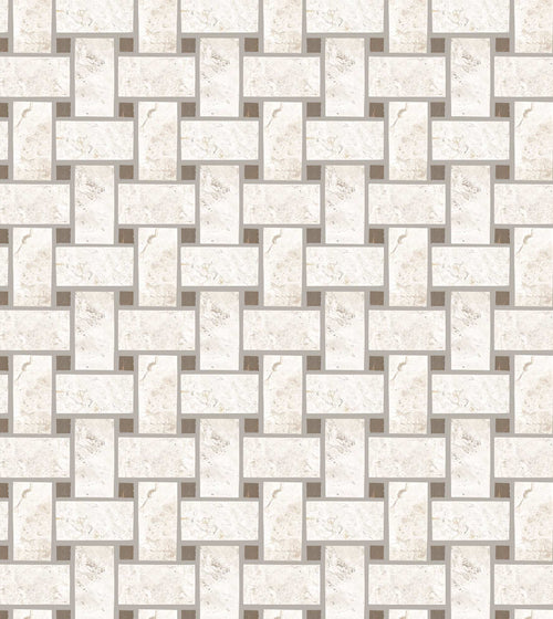 Westhampton Basketweave, Honed Marble Kitchen Tiles Westhampton Basketweave, Honed Marble Kitchen Tiles